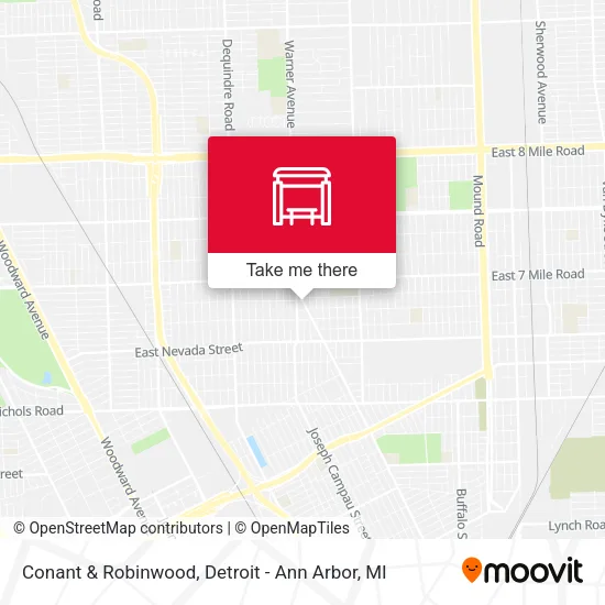 Conant & Robinwood map