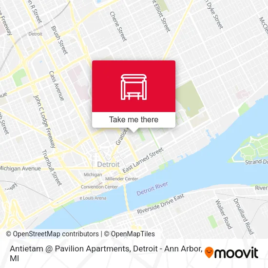Antietam @ Pavilion Apartments map