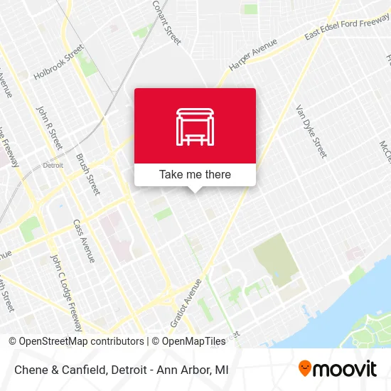 Chene & Canfield map