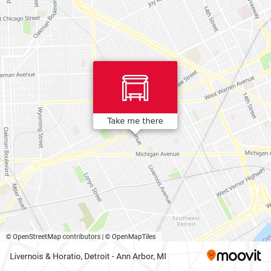 Mapa de Livernois & Horatio