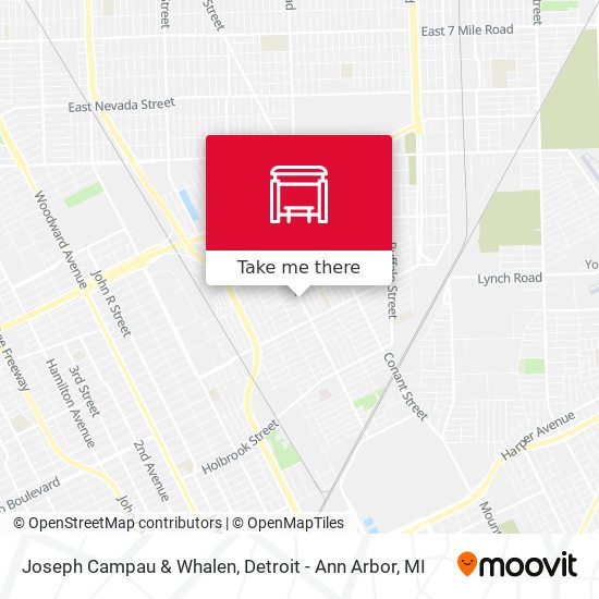 Mapa de Joseph Campau & Whalen