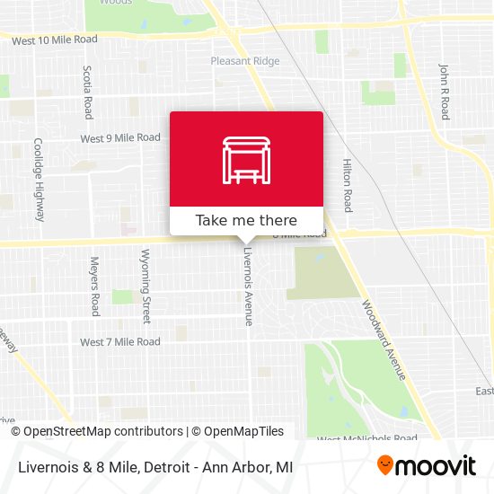 Livernois & 8 Mile map