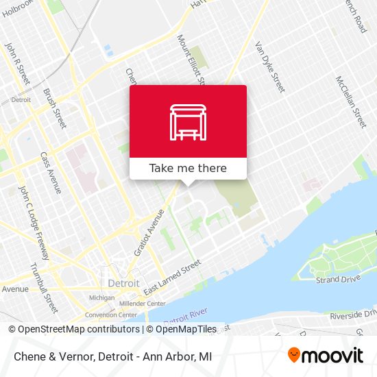 Mapa de Chene & Vernor