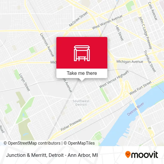 Junction & Merritt map