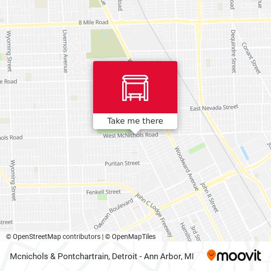 Mapa de Mcnichols & Pontchartrain