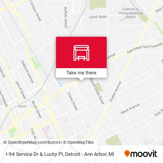 Mapa de I-94 Service Dr & Lucky Pl