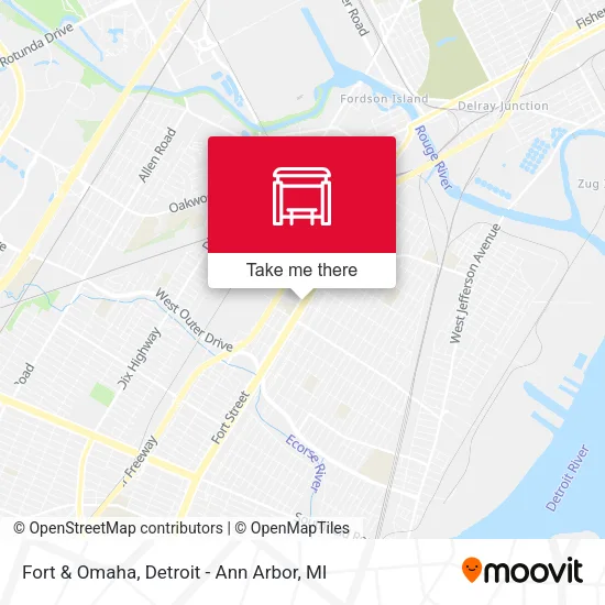 Fort & Omaha map