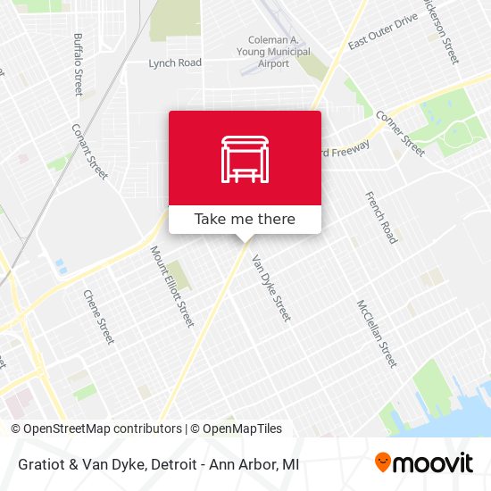 Gratiot & Van Dyke map