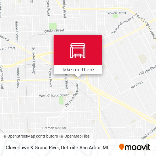 Cloverlawn & Grand River map