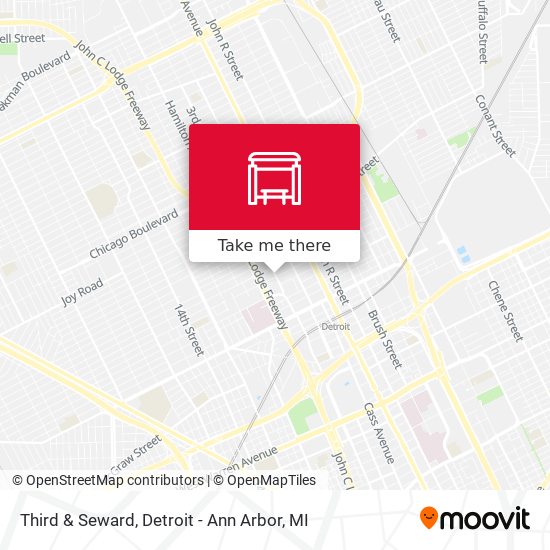 Mapa de Third & Seward