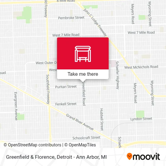 Greenfield & Florence map