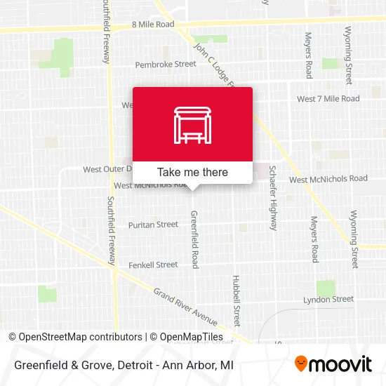 Mapa de Greenfield & Grove