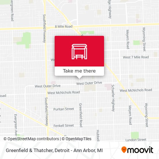 Mapa de Greenfield & Thatcher