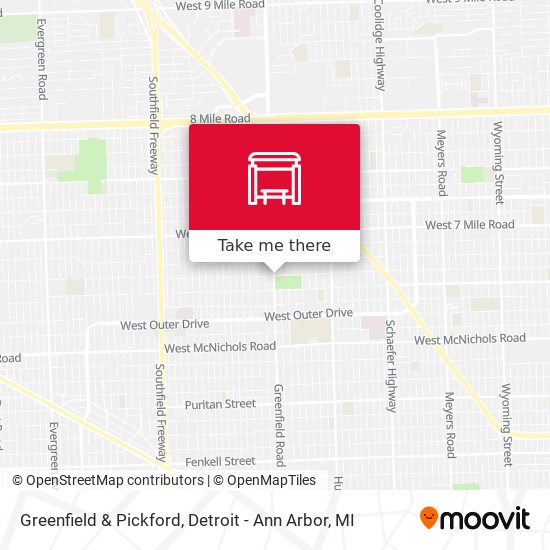Mapa de Greenfield & Pickford