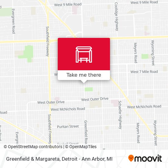 Greenfield & Margareta map