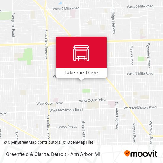 Mapa de Greenfield & Clarita