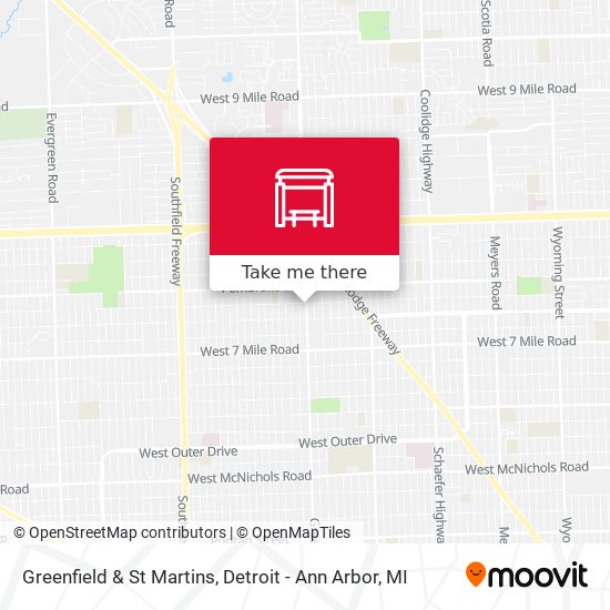 Mapa de Greenfield & St Martins