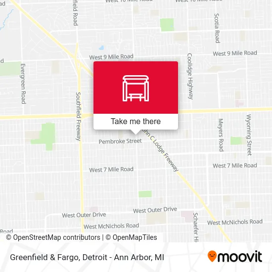 Greenfield & Fargo map