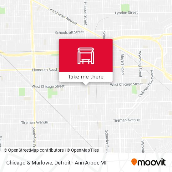 Chicago & Marlowe map