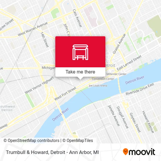 Trumbull & Howard map