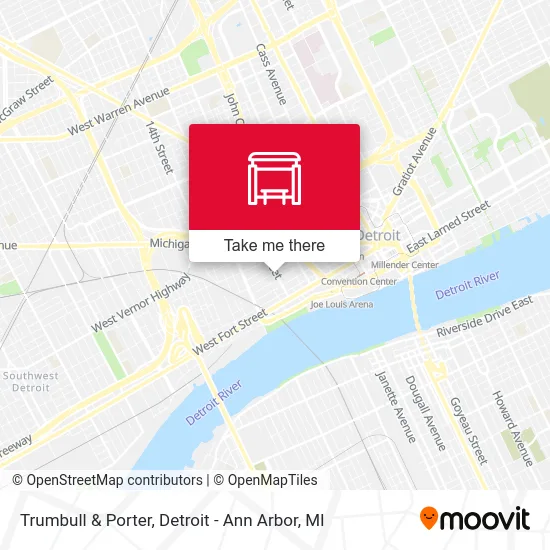 Trumbull & Porter map