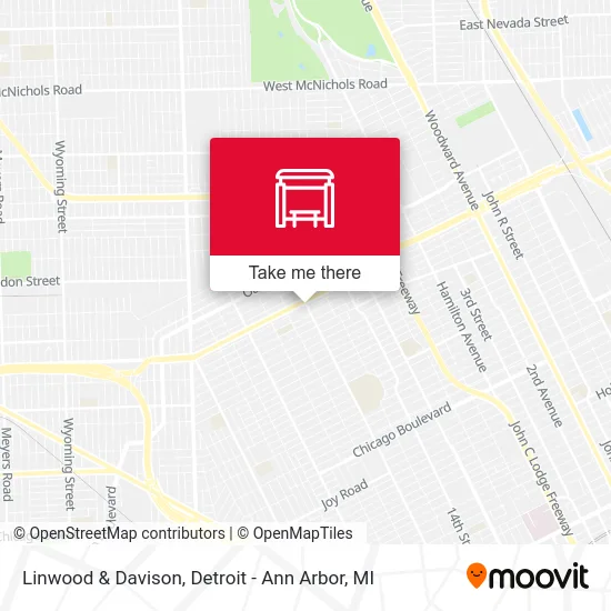 Linwood & Davison map