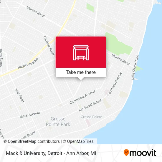 Mack & University map