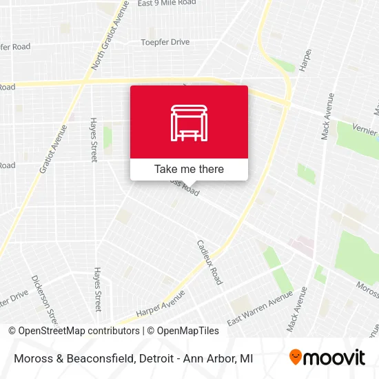 Mapa de Moross & Beaconsfield