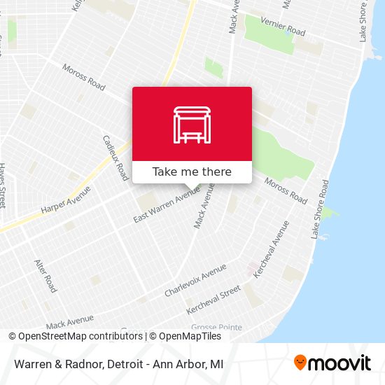 Mapa de Warren & Radnor
