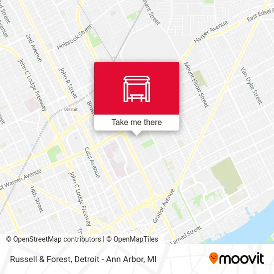 Russell & Forest map