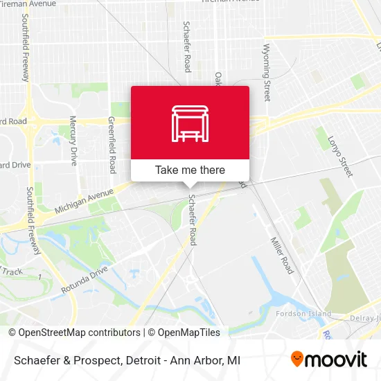 Schaefer & Prospect map