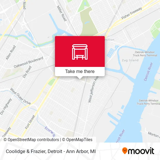 Coolidge & Frazier map