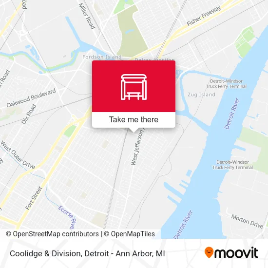 Coolidge & Division map