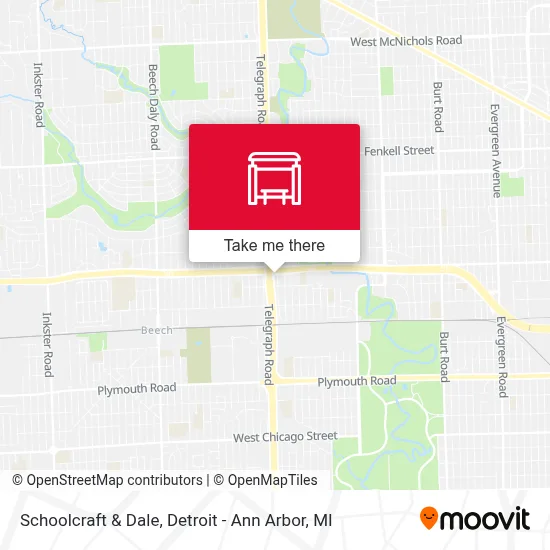 Schoolcraft & Dale map