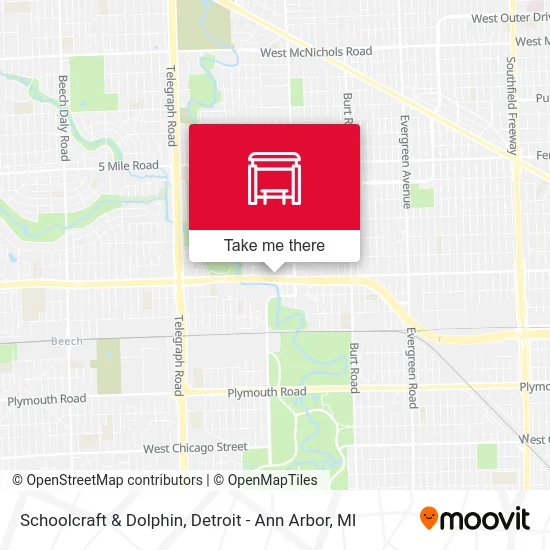 Schoolcraft & Dolphin map