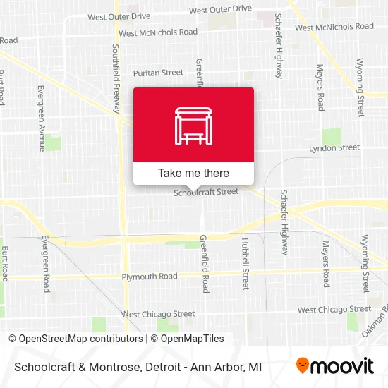 Schoolcraft & Montrose map