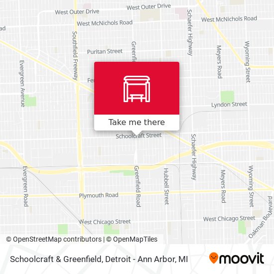 Mapa de Schoolcraft & Greenfield