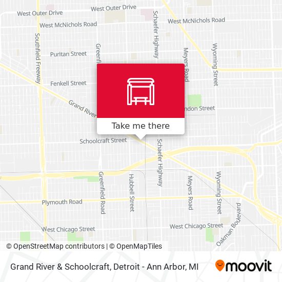 Mapa de Grand River & Schoolcraft