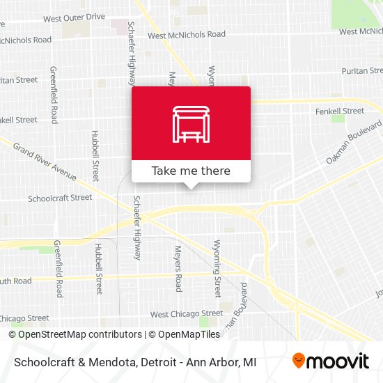 Mapa de Schoolcraft & Mendota