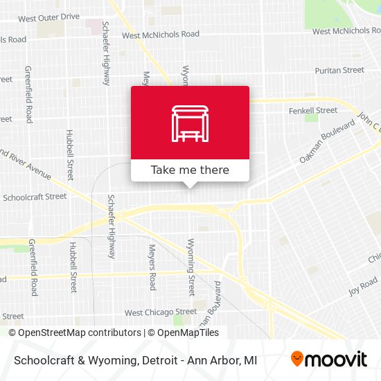 Schoolcraft & Wyoming map