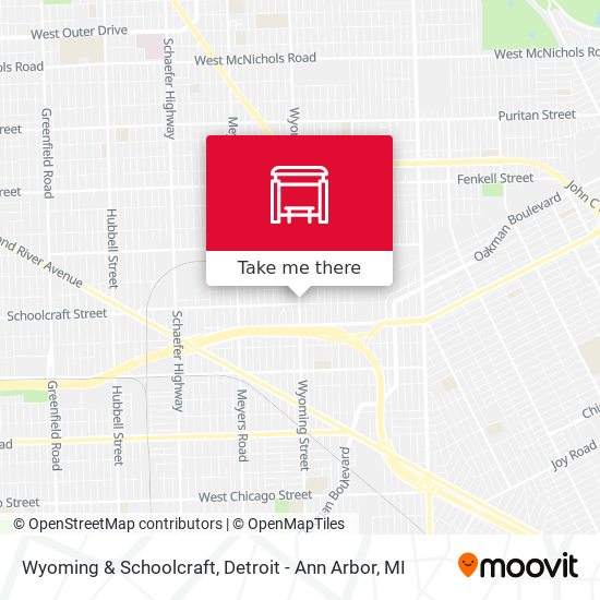 Wyoming & Schoolcraft map