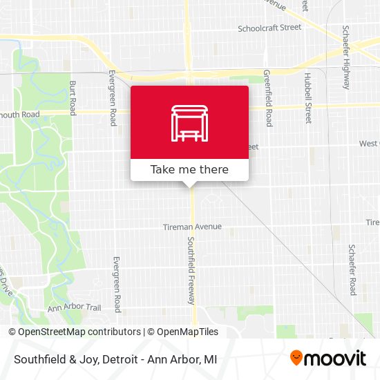 Southfield & Joy map