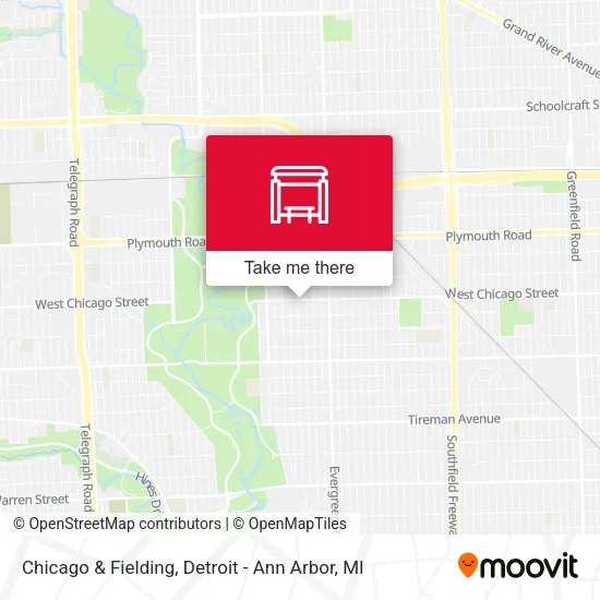 Chicago & Fielding map