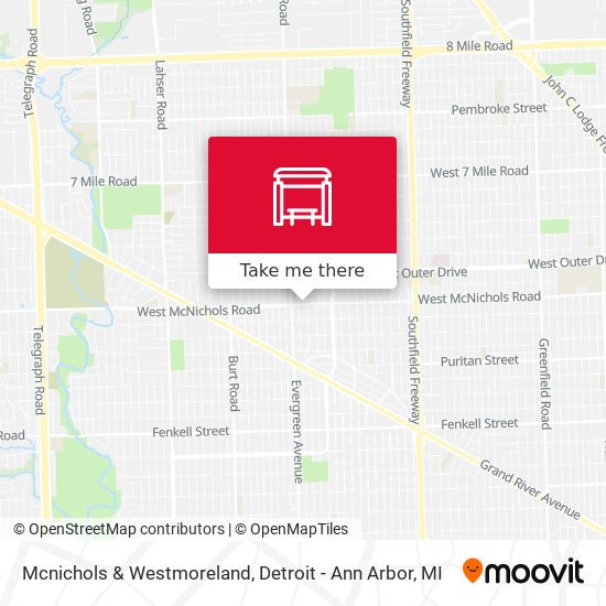 Mcnichols & Westmoreland map