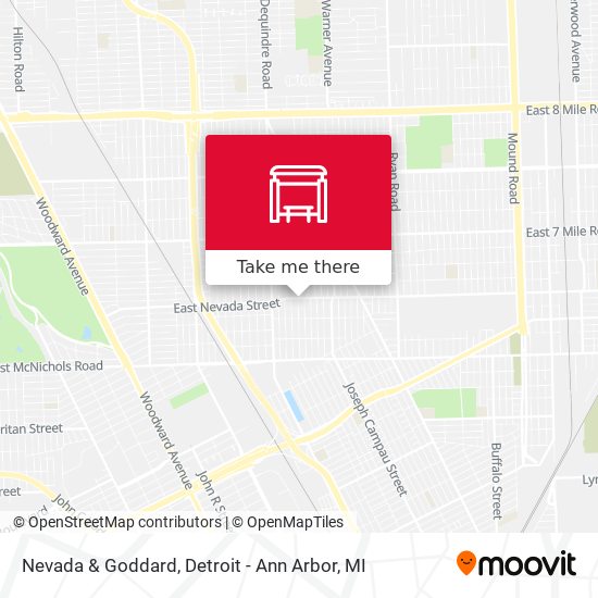 Mapa de Nevada & Goddard