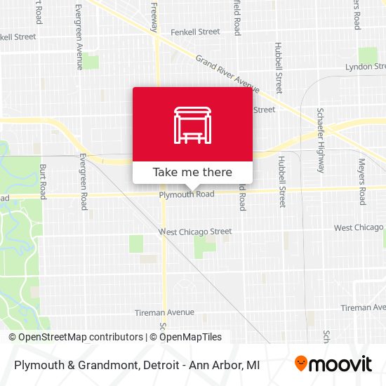 Plymouth & Grandmont map