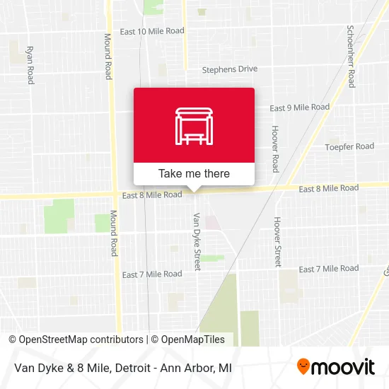 Mapa de Van Dyke & 8 Mile