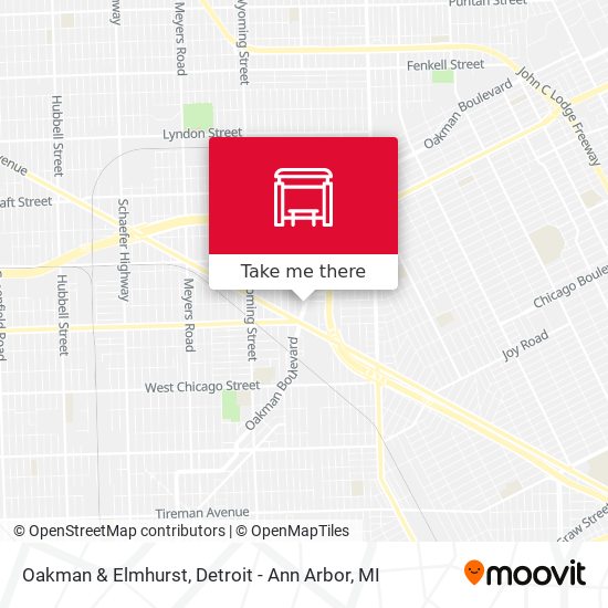 Mapa de Oakman & Elmhurst