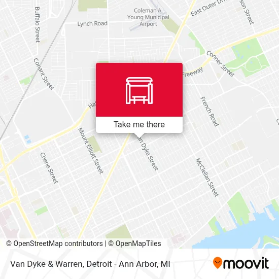 Van Dyke & Warren map