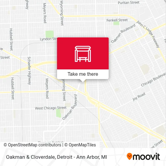 Oakman & Cloverdale map